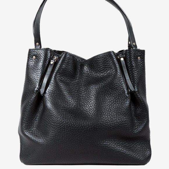 Burberry Maidstone Black Leather Tote - Picture 2 of 16